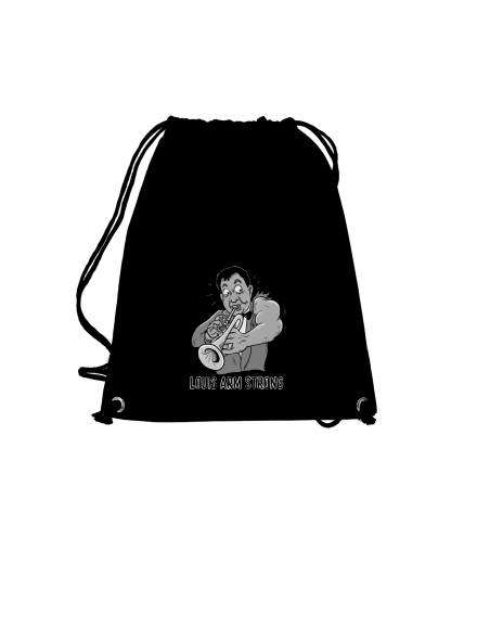 Louis Armstrong hátizsák Black