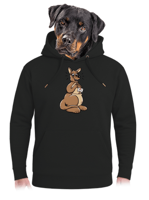 Büszke szülők unisex prémium pulóver Dark Black