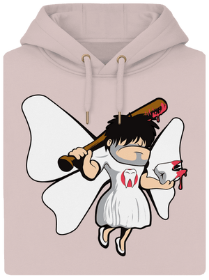 Fogtündér unisex prémium pulóver Rose Chalk