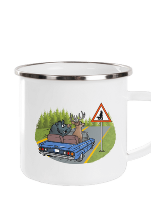 Vadász pléhbögre White