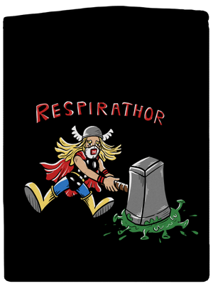 Respirathor cipzáras női pulóver Black