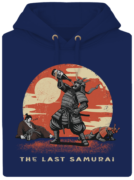 The last samurai unisex prémium pulóver Navy