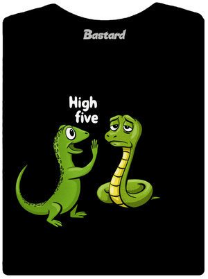 High Five prémium női póló Black