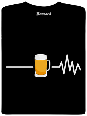 Beer help férfi póló Black