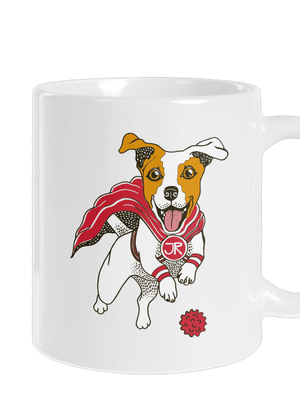 Jack Russell hagyományos bögre White