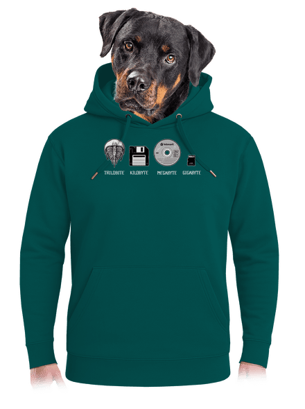 Trilobite unisex prémium pulóver Emerald Green