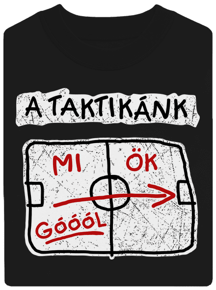A taktikánk unisex crewneck Black