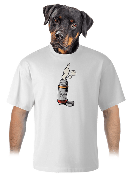 Tea rummal unisex túlméretezett póló White