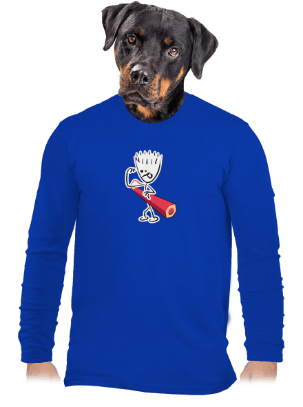 Izmok férfi hosszú ujjú póló Royal Blue