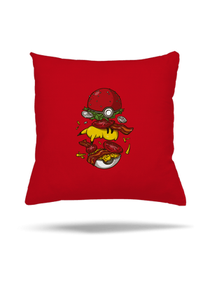 Pokémon burger párna Red