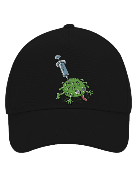 Elakadt covid baseballsapka Black