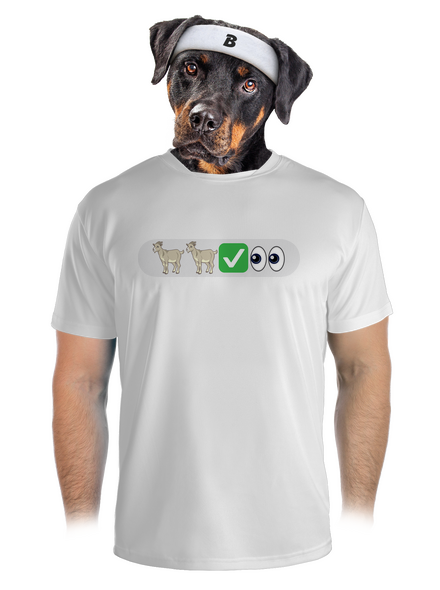 Emoji férfi sportpóló White