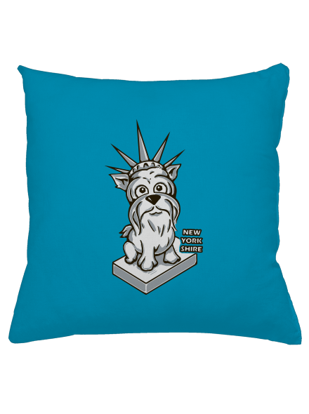 New Yorkshire párna Blue Turquoise