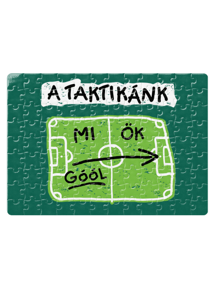 A futballtaktikánk kirakós White