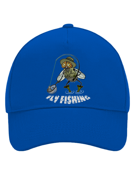 Fly fishing baseballsapka Bright Royal