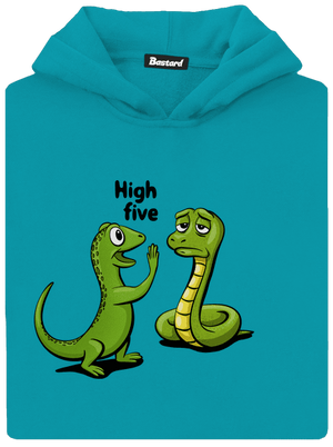 High Five gyerek kenguruzsebes pulóver Hawaiian Blue