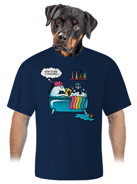 Mi kell az egyszarvúvá váláshoz unisex túlméretezett póló Midnight Blue