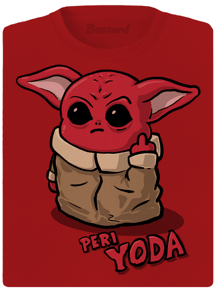 Peri Yoda női sportpóló Red Mal
