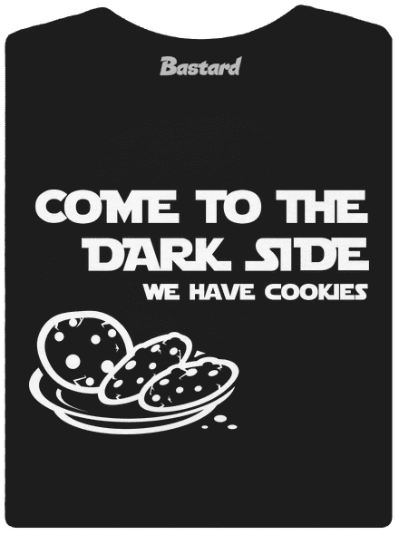 Come to the dark side női póló Black