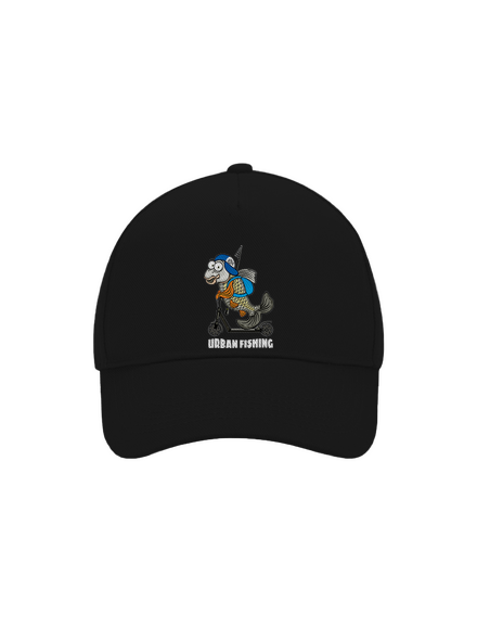 Urban fishing baseballsapka Black