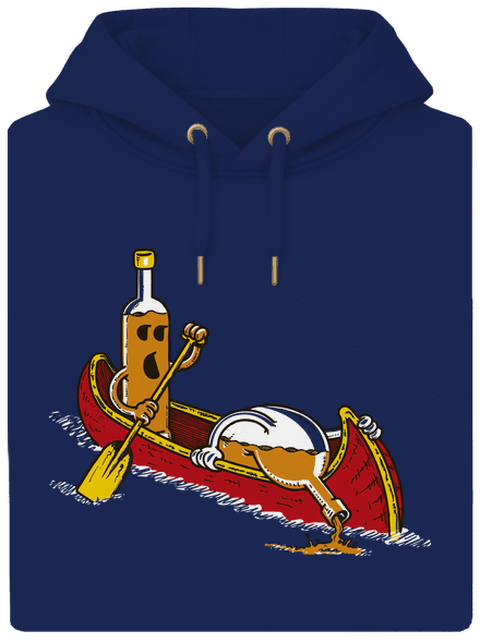 Rumivók unisex prémium pulóver Navy