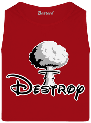 Destroy férfi trikó Red