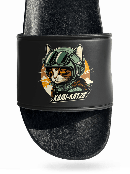 Kami-Katze papucs Black