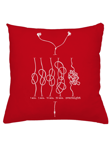 A fonás iskolája párna Red