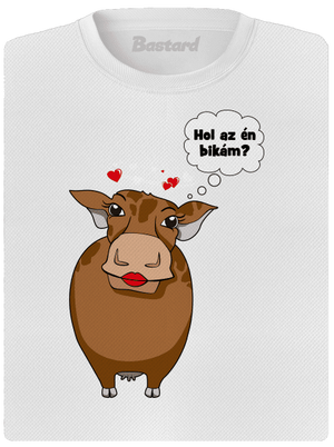 Tehén és bika női sportpóló White