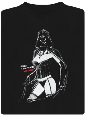 Mrs. Vader gyerek sport póló Black