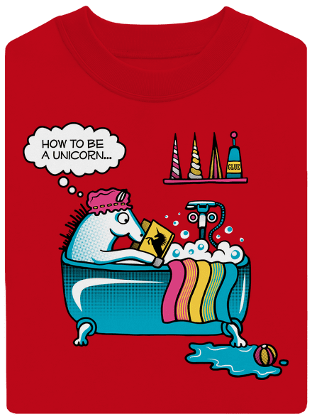 Mi kell az egyszarvúvá váláshoz unisex crewneck Red