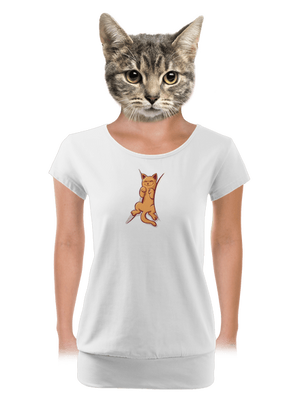 női póló elasztikus alsó szegéllyel