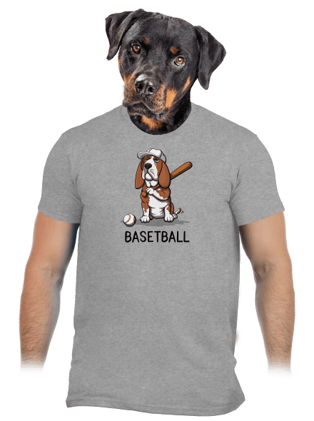 Basetball férfi póló Sport Grey