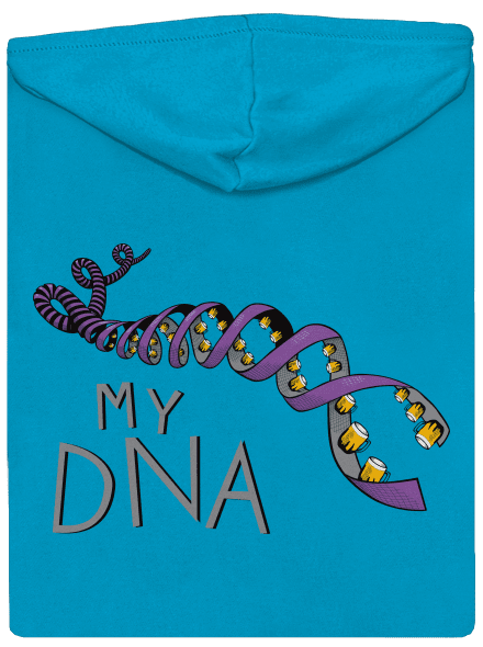 My DNA cipzáras női pulóver Blue Atol