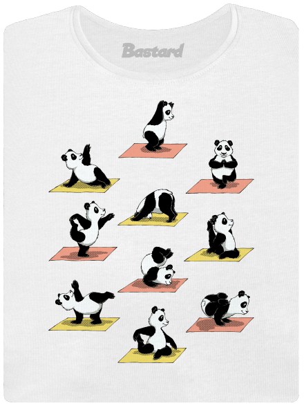 Panda jóga női póló White