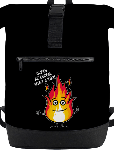 Olyan az eszem, mint a tűz! hátizsák Black