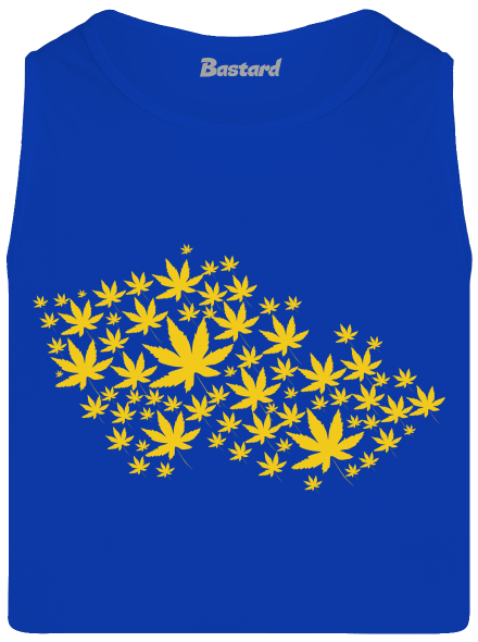 Ganja country férfi trikó Royal Blue