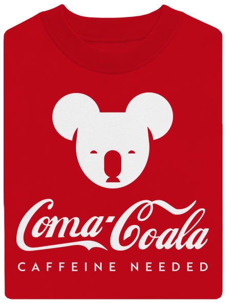 Coma Coala unisex crewneck Red