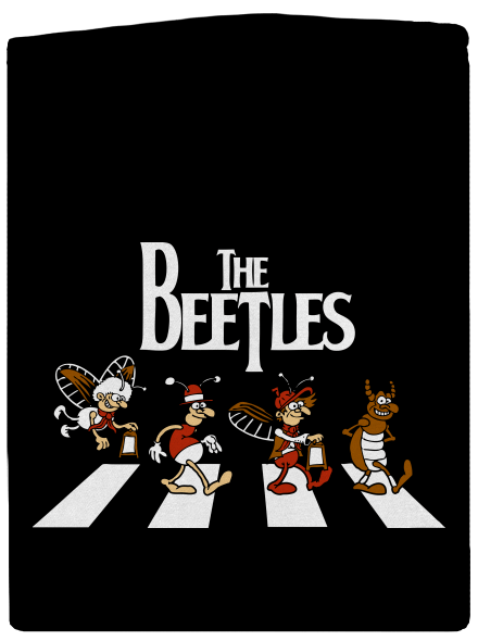 Beatles cipzáras női pulóver Black