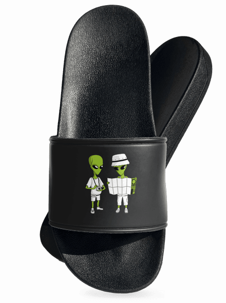 Idegenek papucs Black