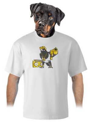 unisex túlméretezett póló