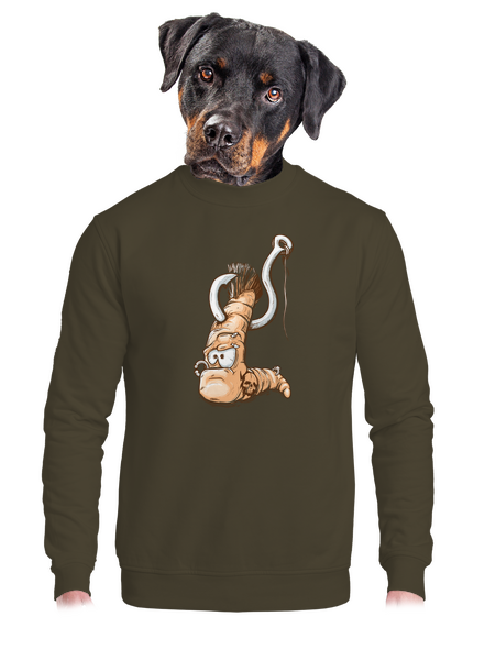 Piercing unisex crewneck Urban Khaki