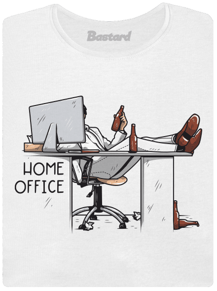 Home office prémium női póló White