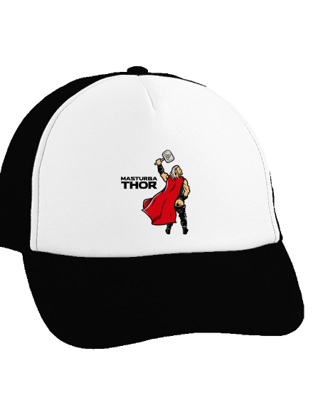 Masturbathor teherautós sapka Black cap