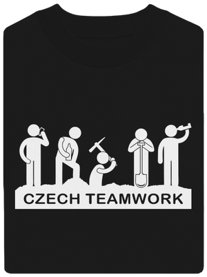 Czech Teamwork unisex crewneck Black