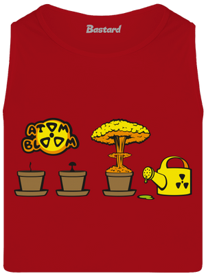 Atom bloom férfi trikó Red