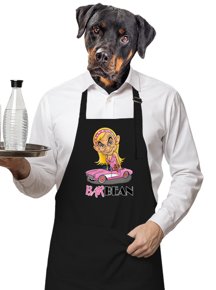 Barbean kötény Black