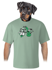 unisex túlméretezett póló