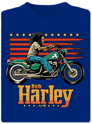 Bob Harley férfi sportpóló Royal Blue Mal
