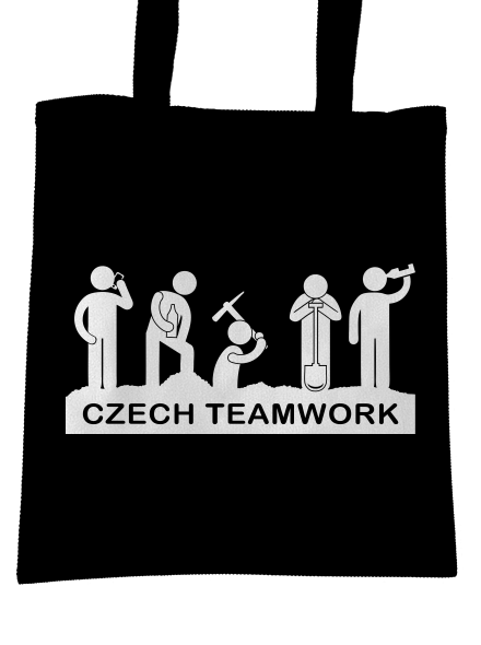 Czech Teamwork táska Black